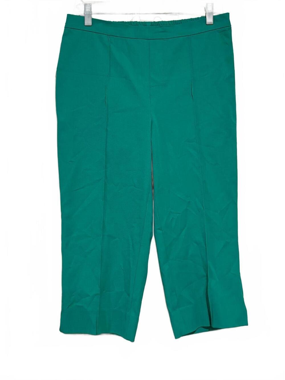 Isaac Mizrahi Live! Women's Green Cropped Pants Size 10T